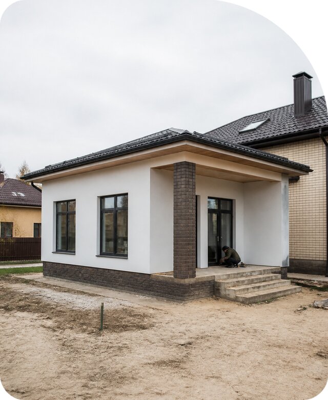 Строительство одноэтажной пристройки в Уфе от 462375 р. | РадиДОМА-Уфа